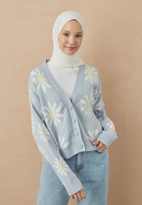 Fresh Scarf Jersey Shawl Off White