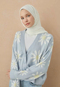 Fresh Scarf Jersey Shawl Off White