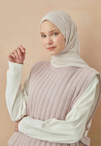 Fresh Scarf Jersey Shawl Ivory