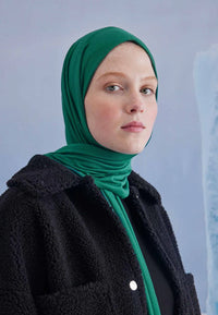Fresh Scarf Jersey Shawl Emerald