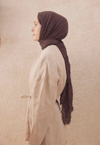 Fresh Scarf Voile Crash Plum Rot Shawl