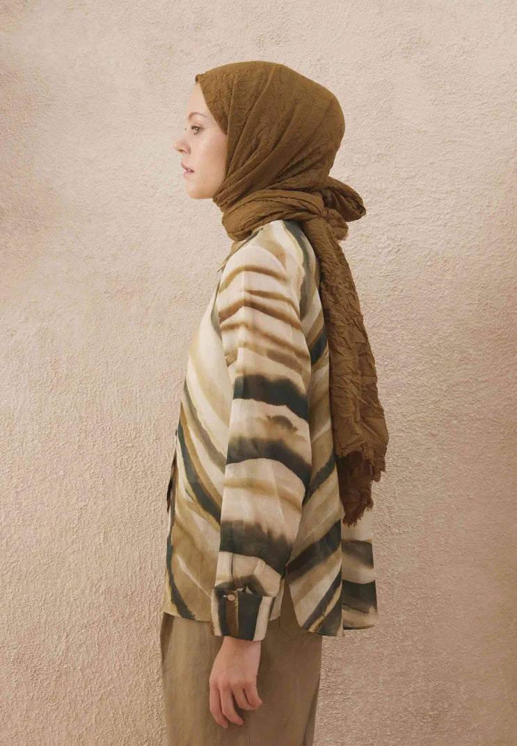 Fresh Scarf Voile Crash Soil Shawl