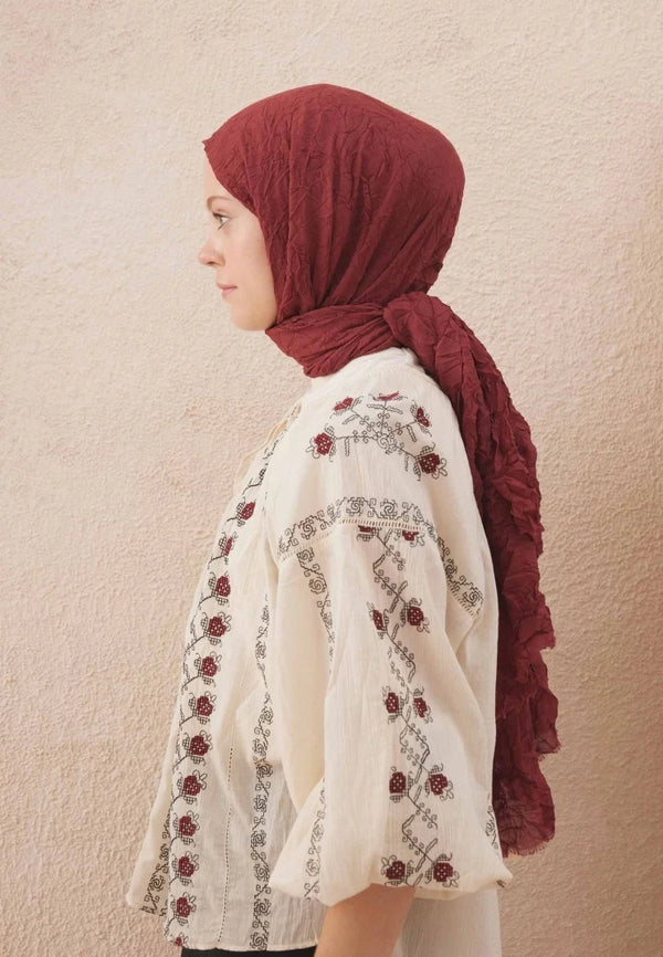 Fresh Scarf Voile Crash Cherry Blossom Shawl
