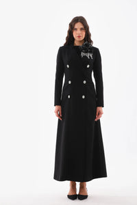 S&D Rose Stone Dress Black