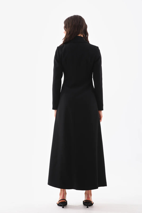 S&D Rose Stone Dress Black