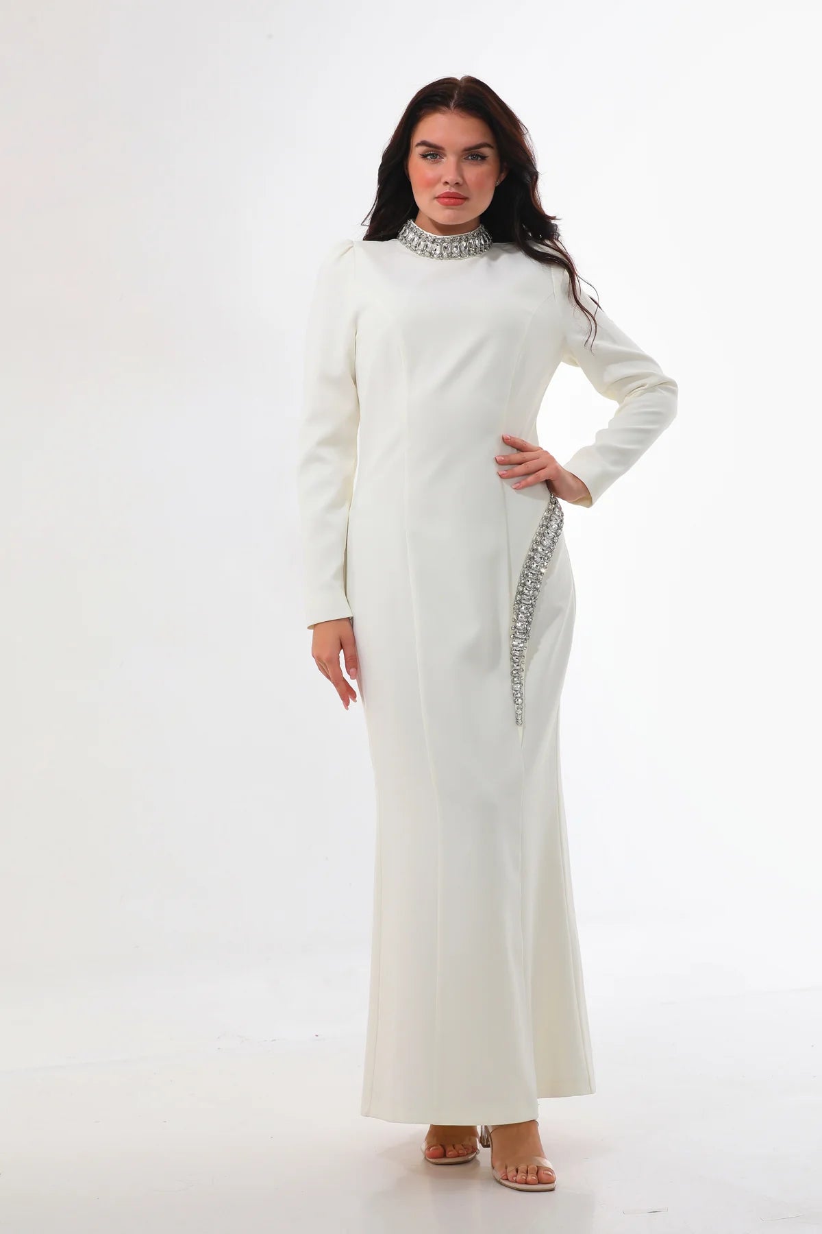 S&D Adel Dress Ecru