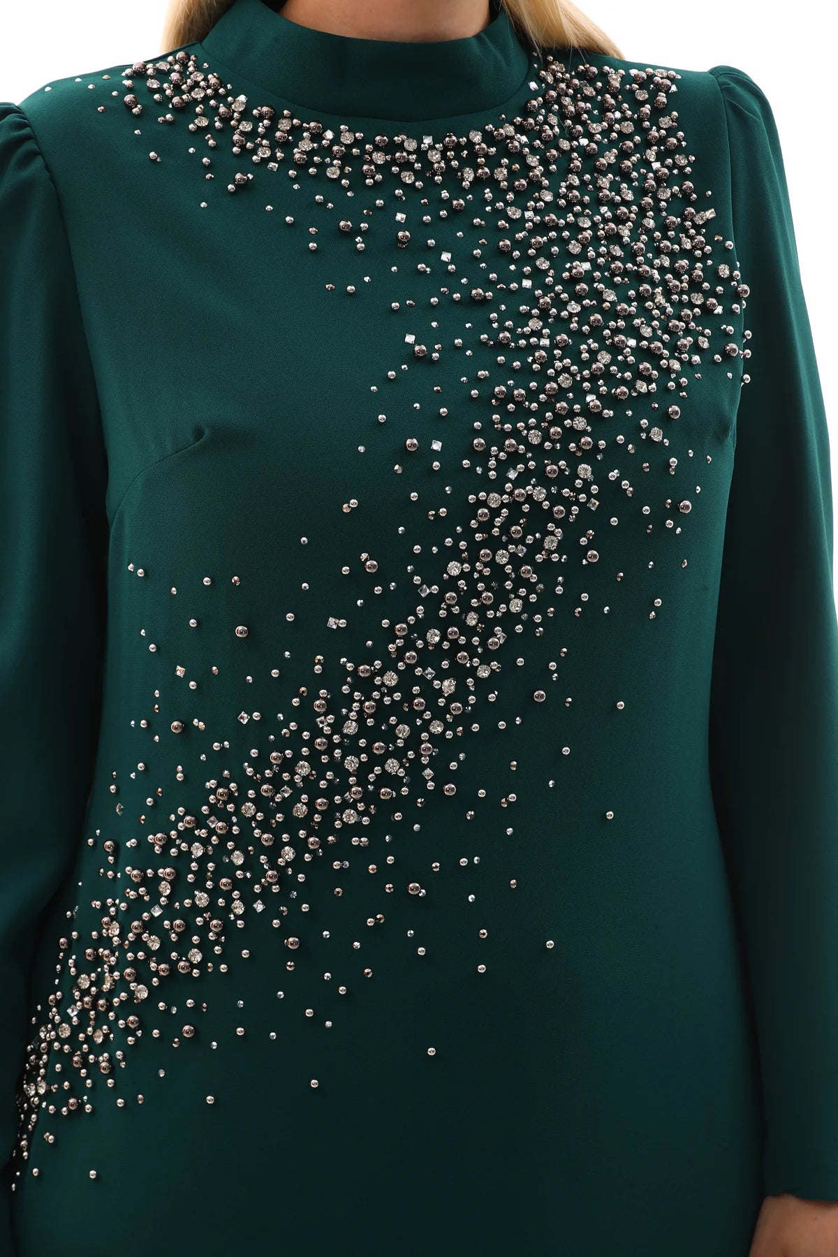 T&Y Harem Dress Emerald