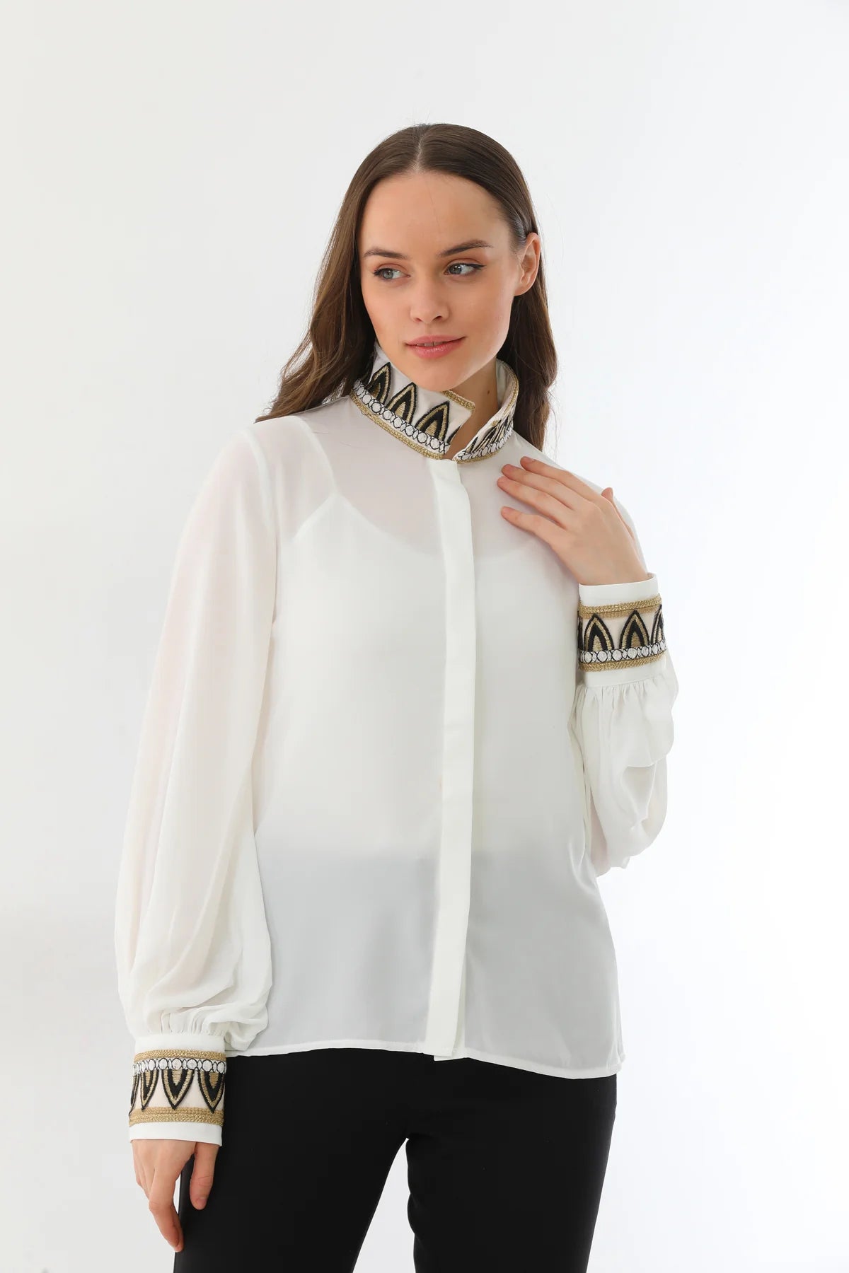 SRP Madison Blouse Ecru