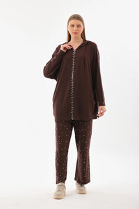 Invee 6938 2 Piece Set Brown