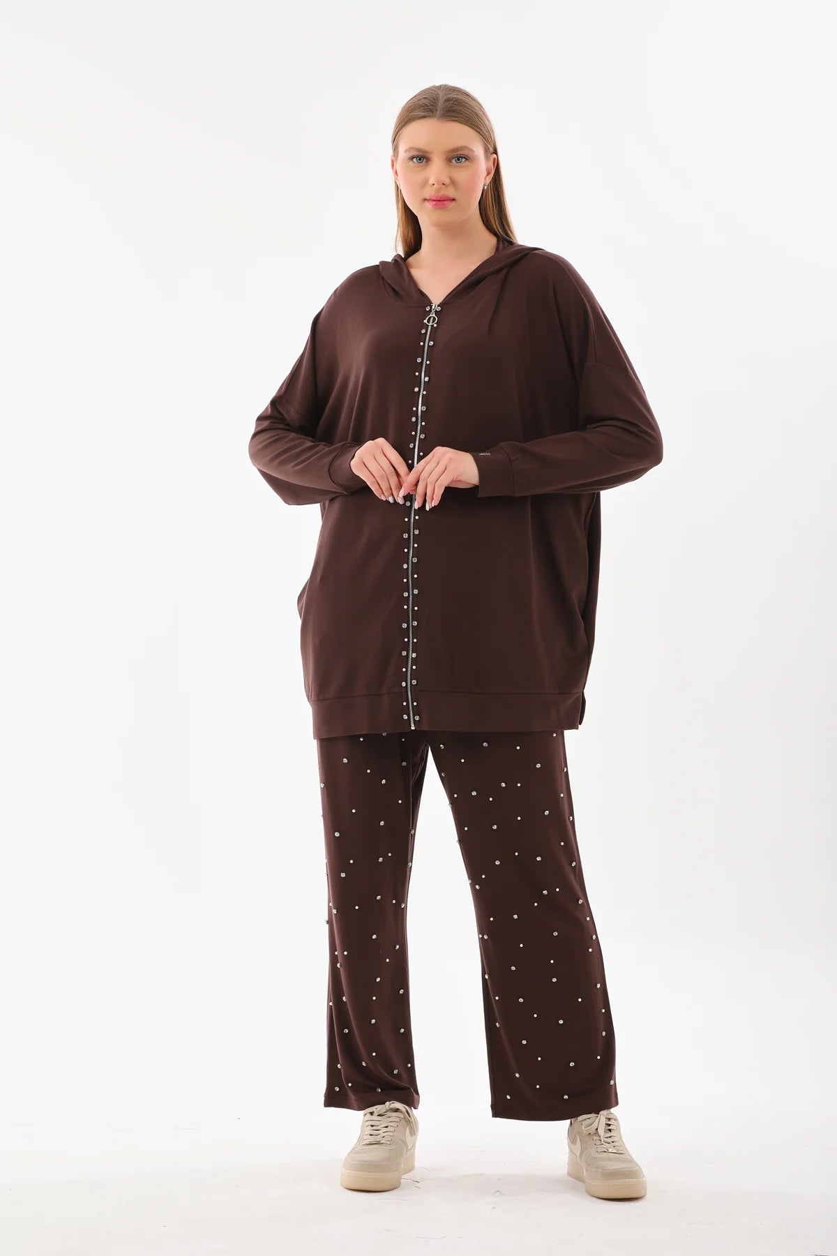 Invee 6938 2 Piece Set Brown