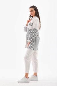 CML Striped Detailed Set Black