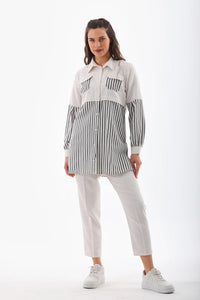 CML Striped Detailed Set Black