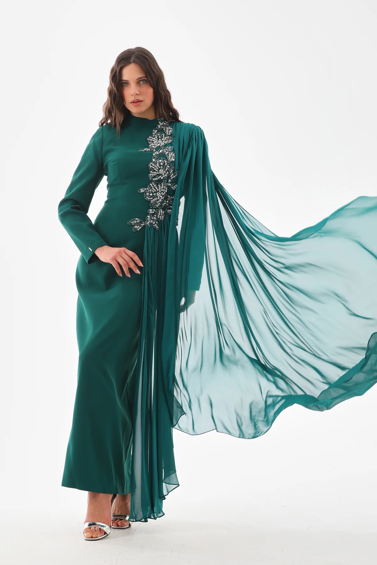 S&D Caponlly Dress Emerald
