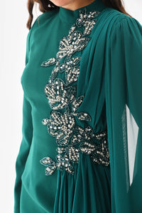 S&D Caponlly Dress Emerald