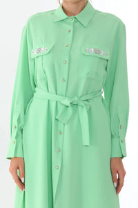 My3 Rhinestone Pocket Set Mint