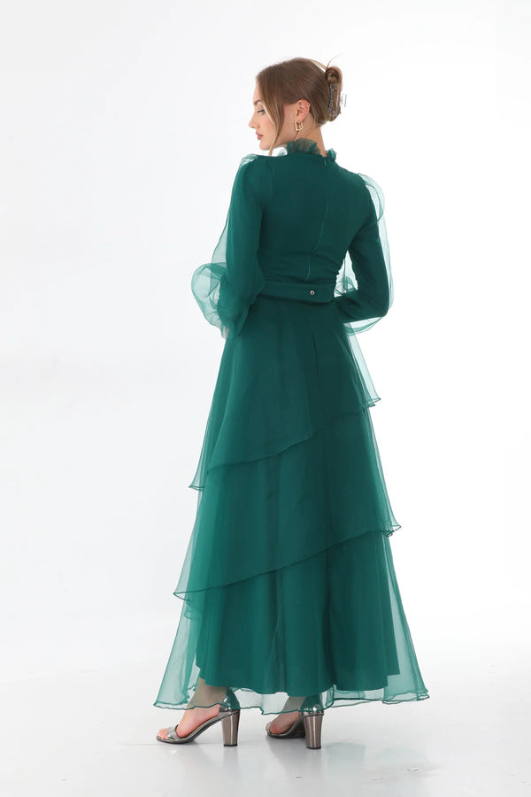 T&N Eleanor Dress Emerald