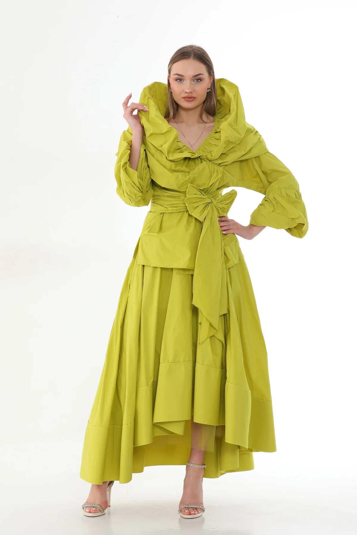 N&C Parachute 2 Piece Set Oil Green