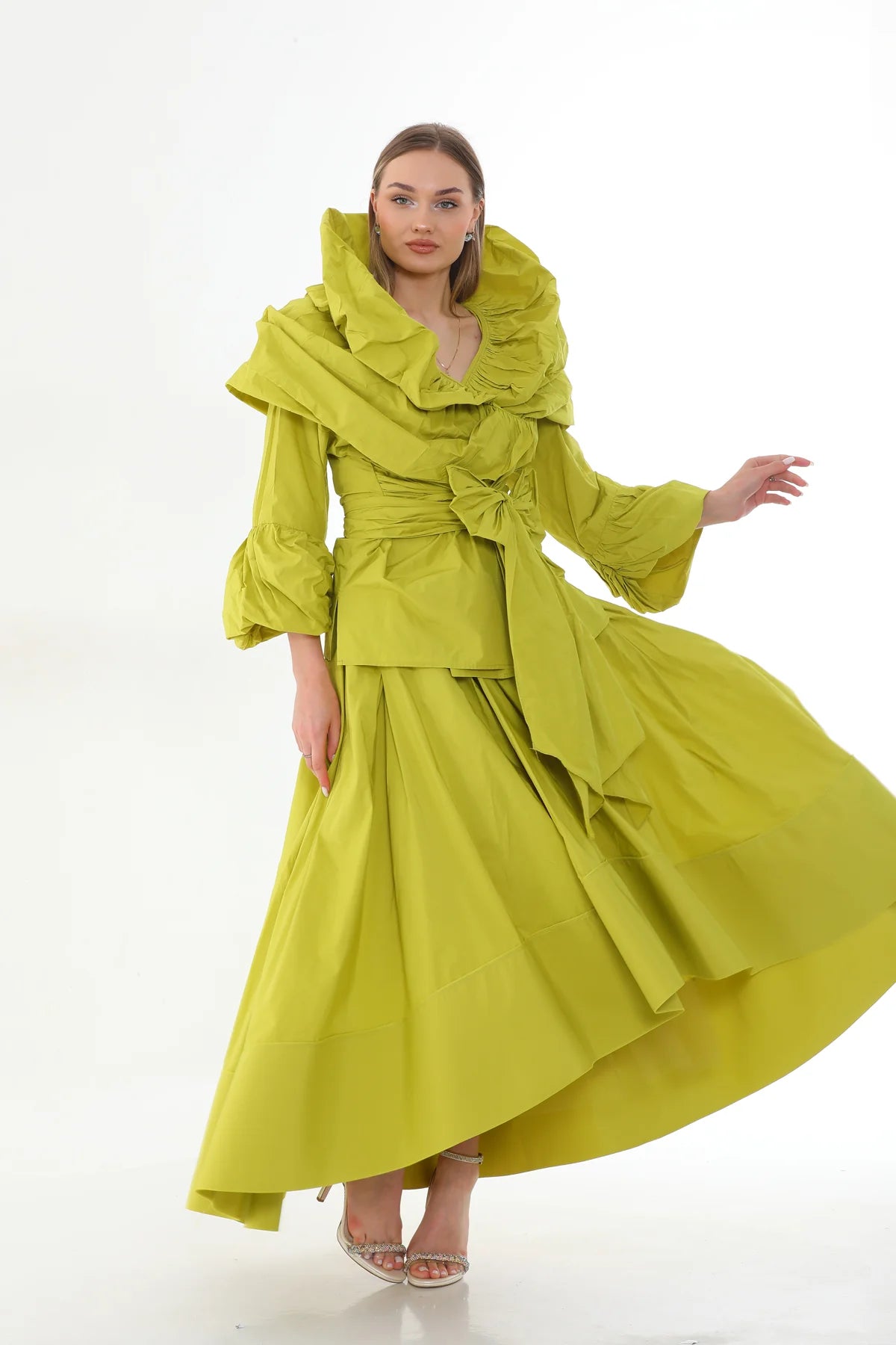 N&C Parachute 2 Piece Set Oil Green