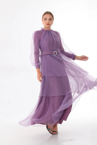 T&N Eleanor Dress Lilac