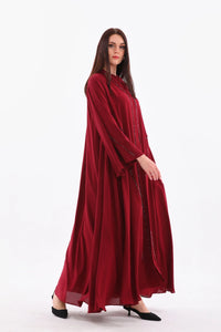 SC Paris Abaya Set Burgundy