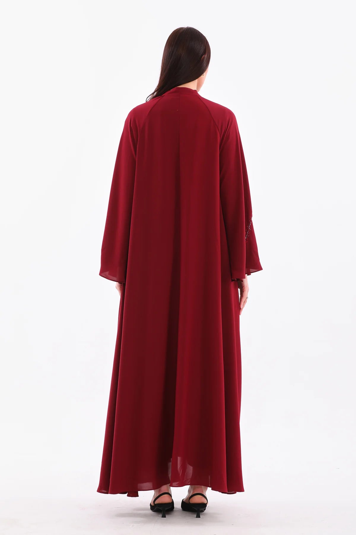 SC Paris Abaya Set Burgundy