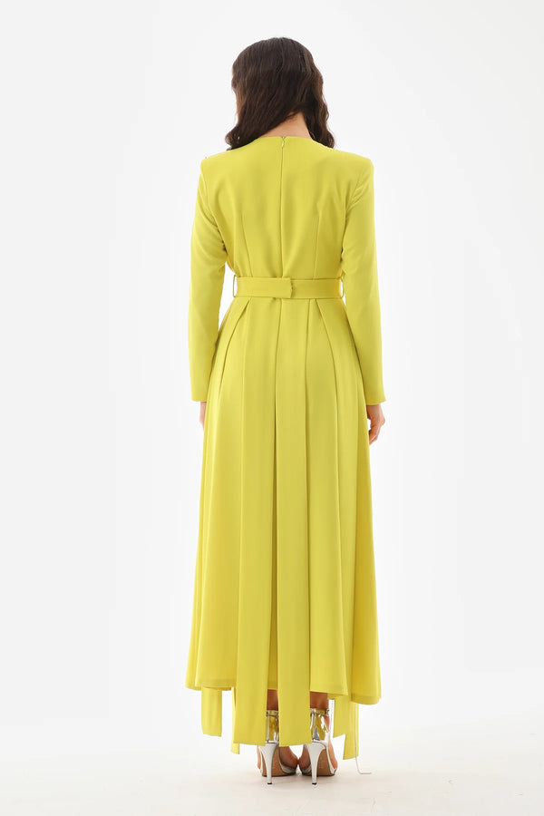 S&D Tease Dress Yellow