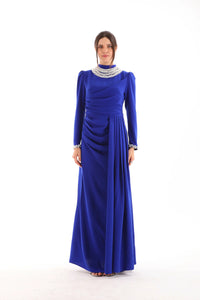 T&Y Pearl Dress Sax Blue