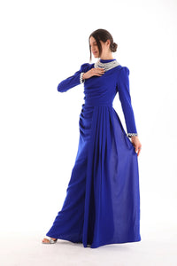 T&Y Pearl Dress Sax Blue