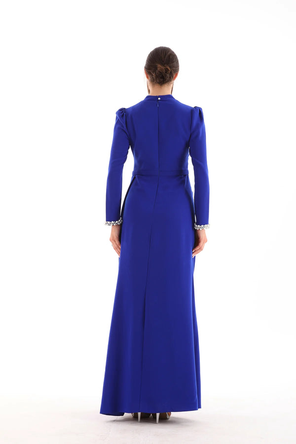 T&Y Pearl Dress Sax Blue