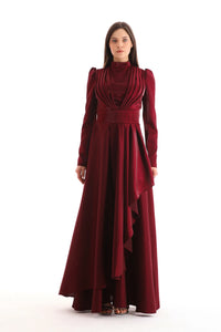 DMN Gulin Dress Burgundy
