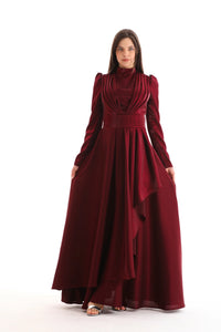 DMN Gulin Dress Burgundy