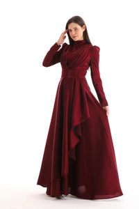 DMN Gulin Dress Burgundy