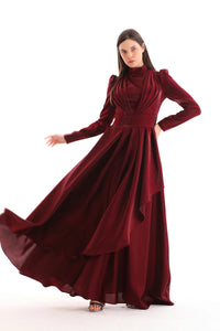 DMN Gulin Dress Burgundy