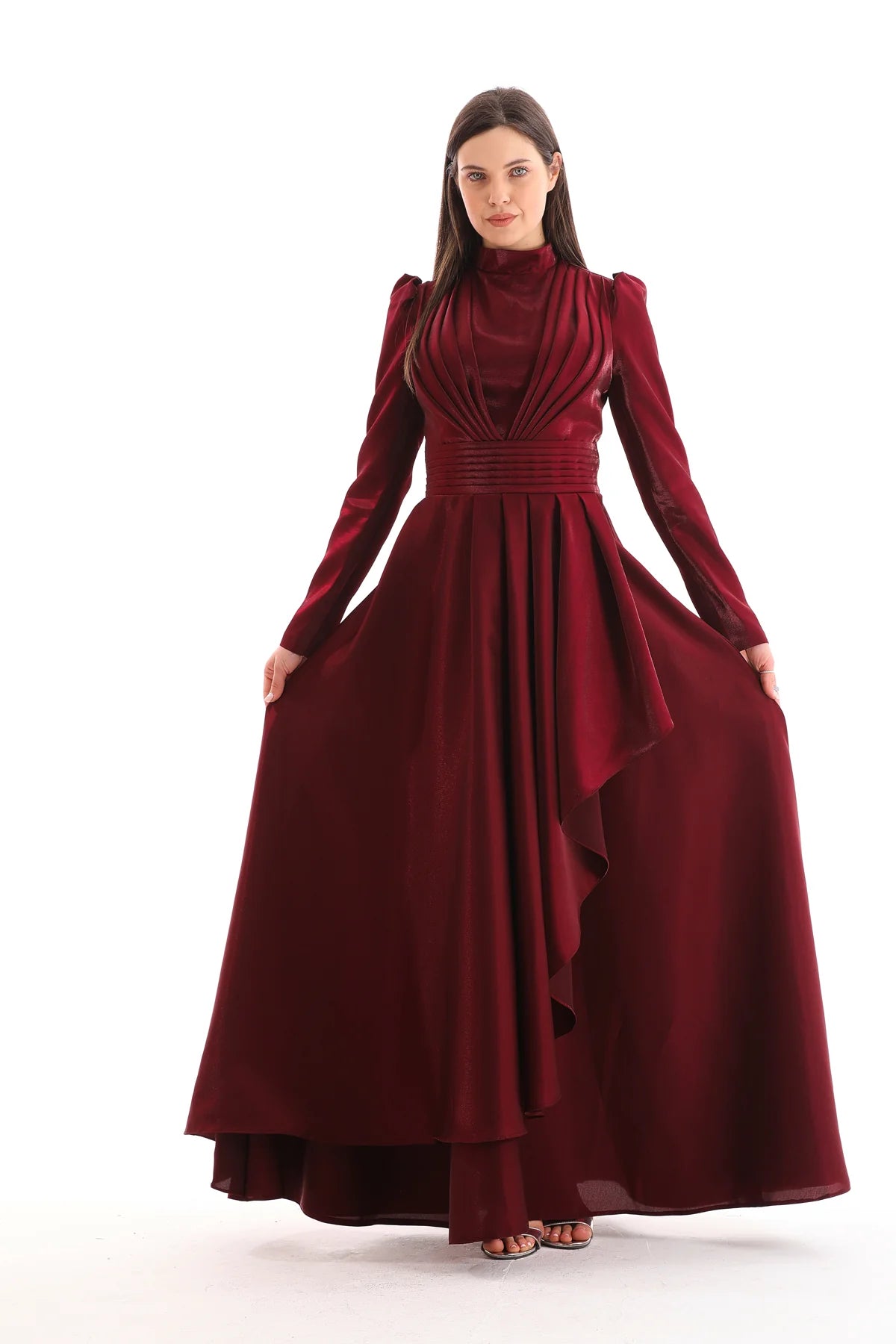 DMN Gulin Dress Burgundy