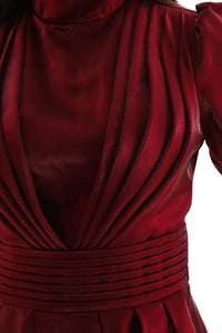 DMN Gulin Dress Burgundy