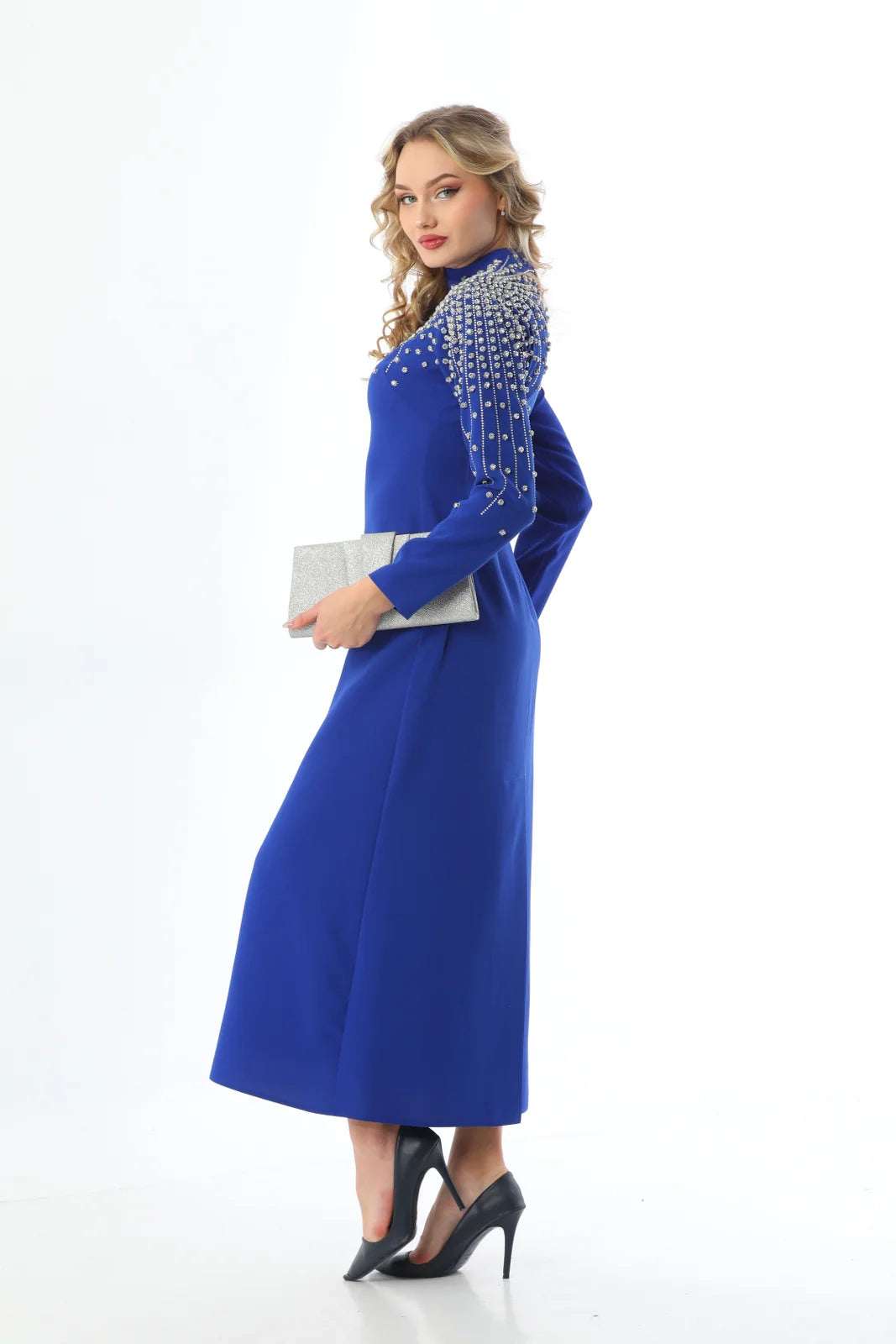 T&Y Star Dress Royal Blue