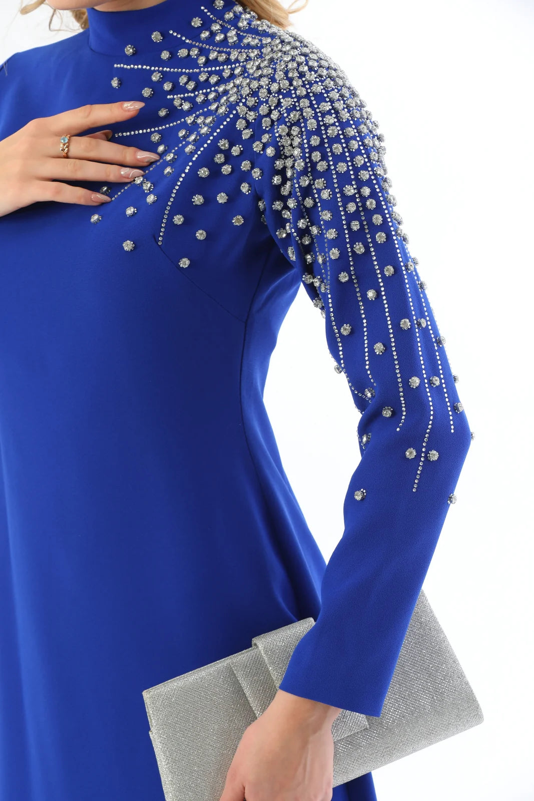 T&Y Star Dress Royal Blue