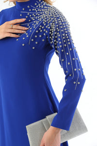 T&Y Star Dress Royal Blue