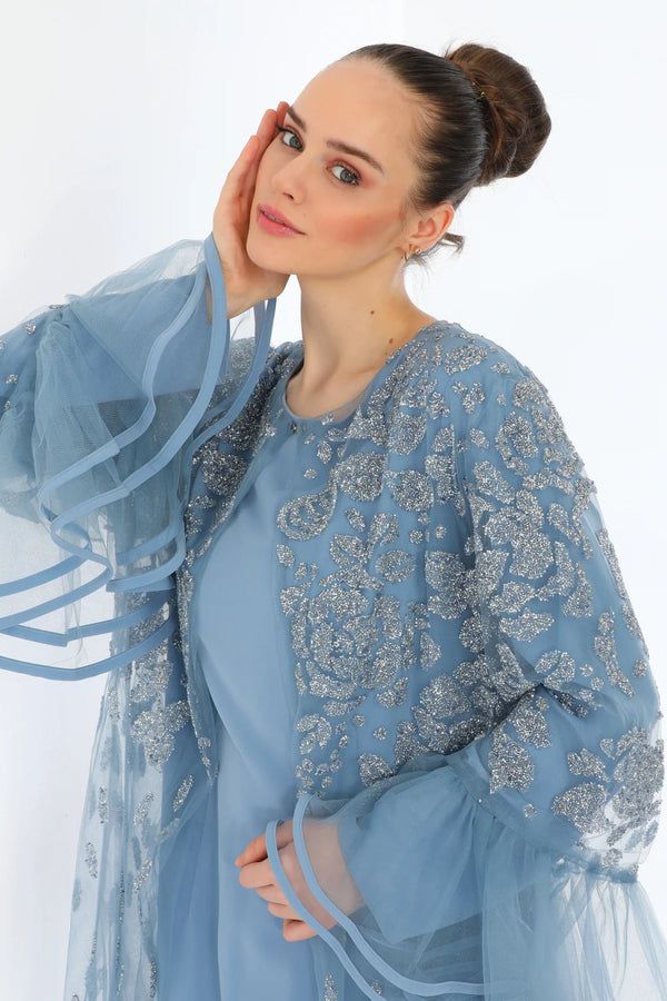 N&C Somentha Dress Baby Blue