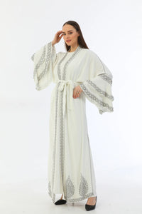 W&C Elisha Abaya Ecru