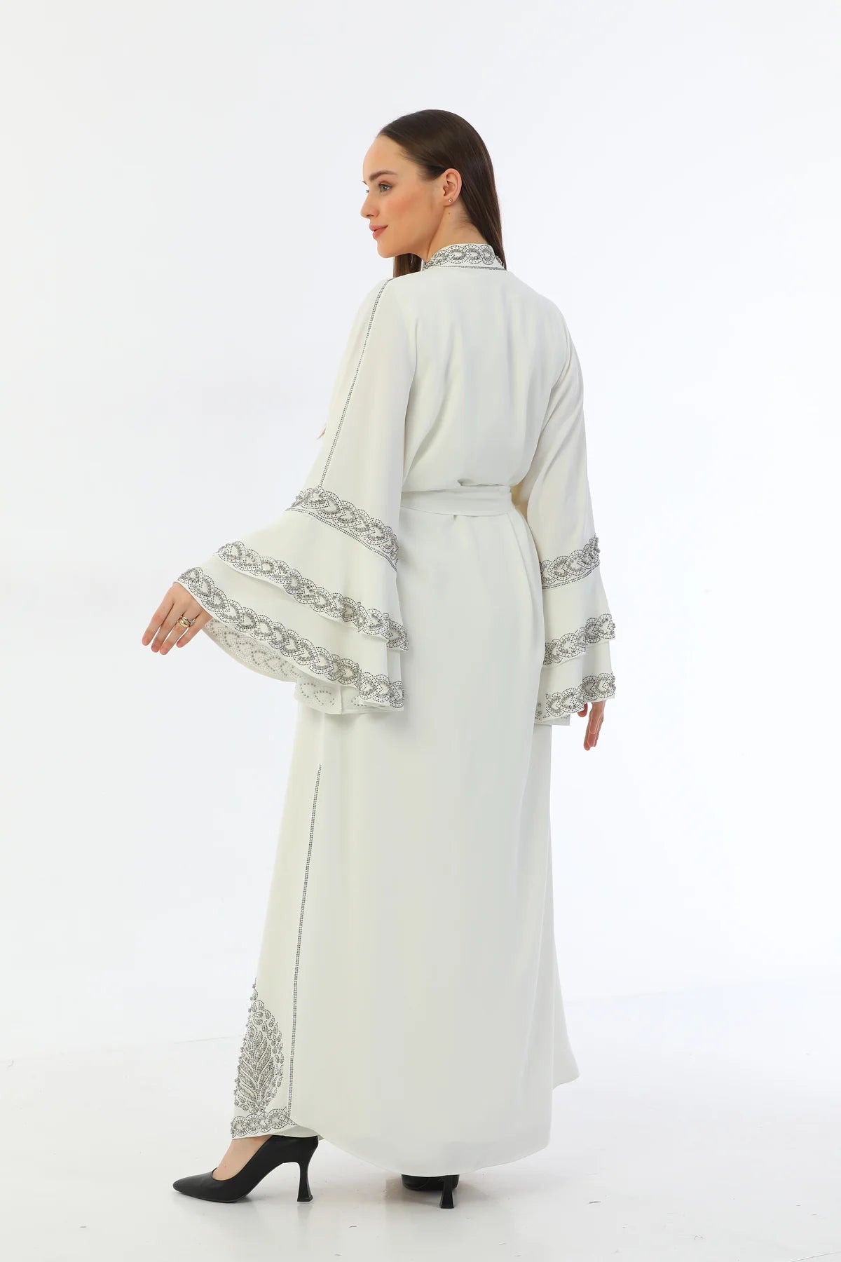 W&C Elisha Abaya Ecru