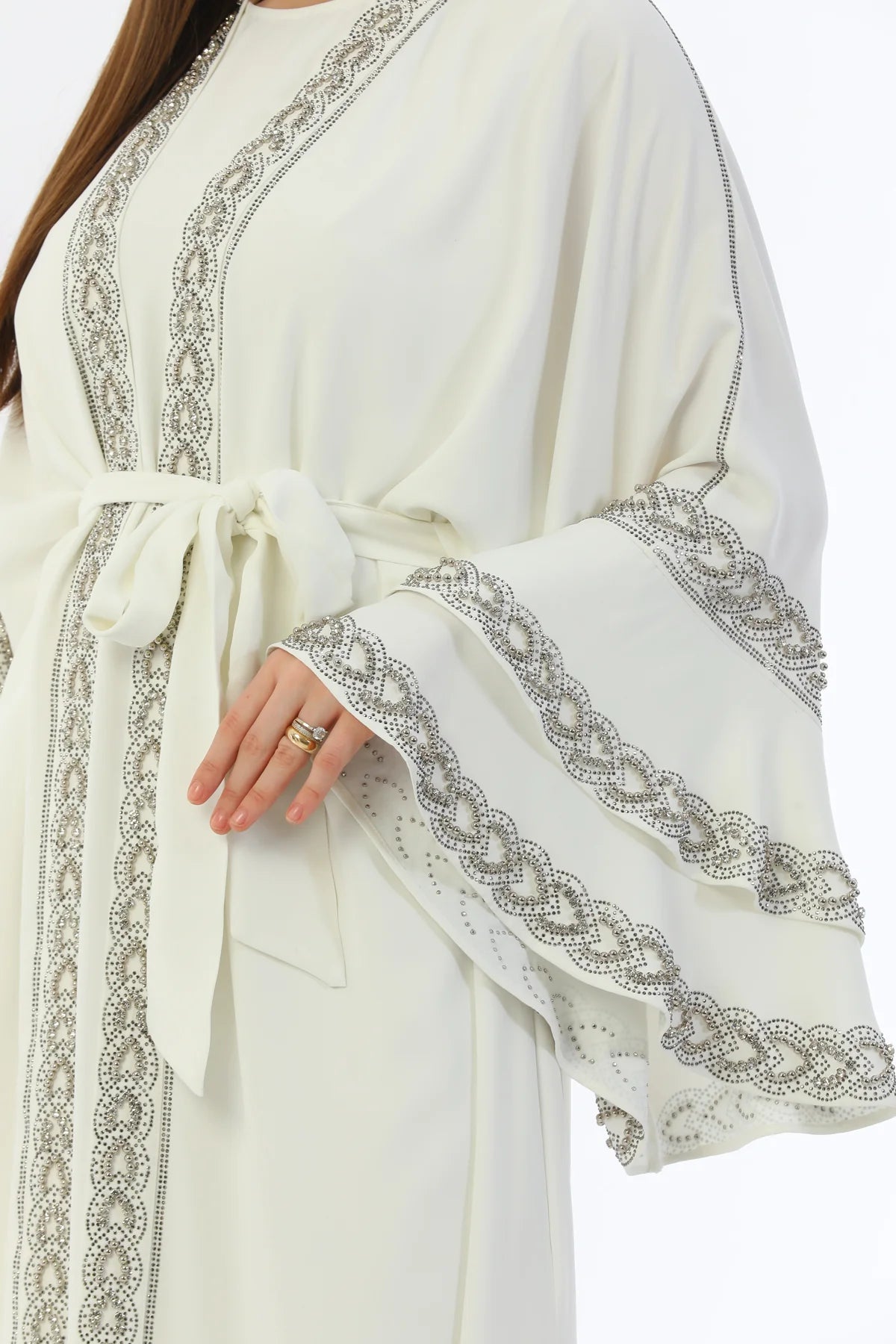 W&C Elisha Abaya Ecru