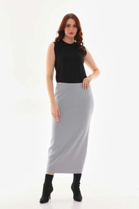 NLW Pencil Skirt Gray