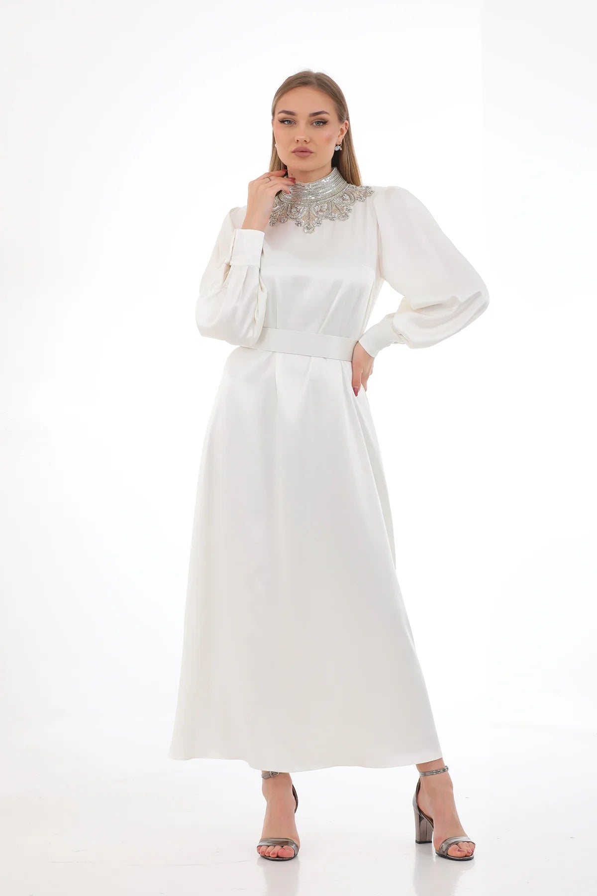 S&D Cherelle Dress Ecru