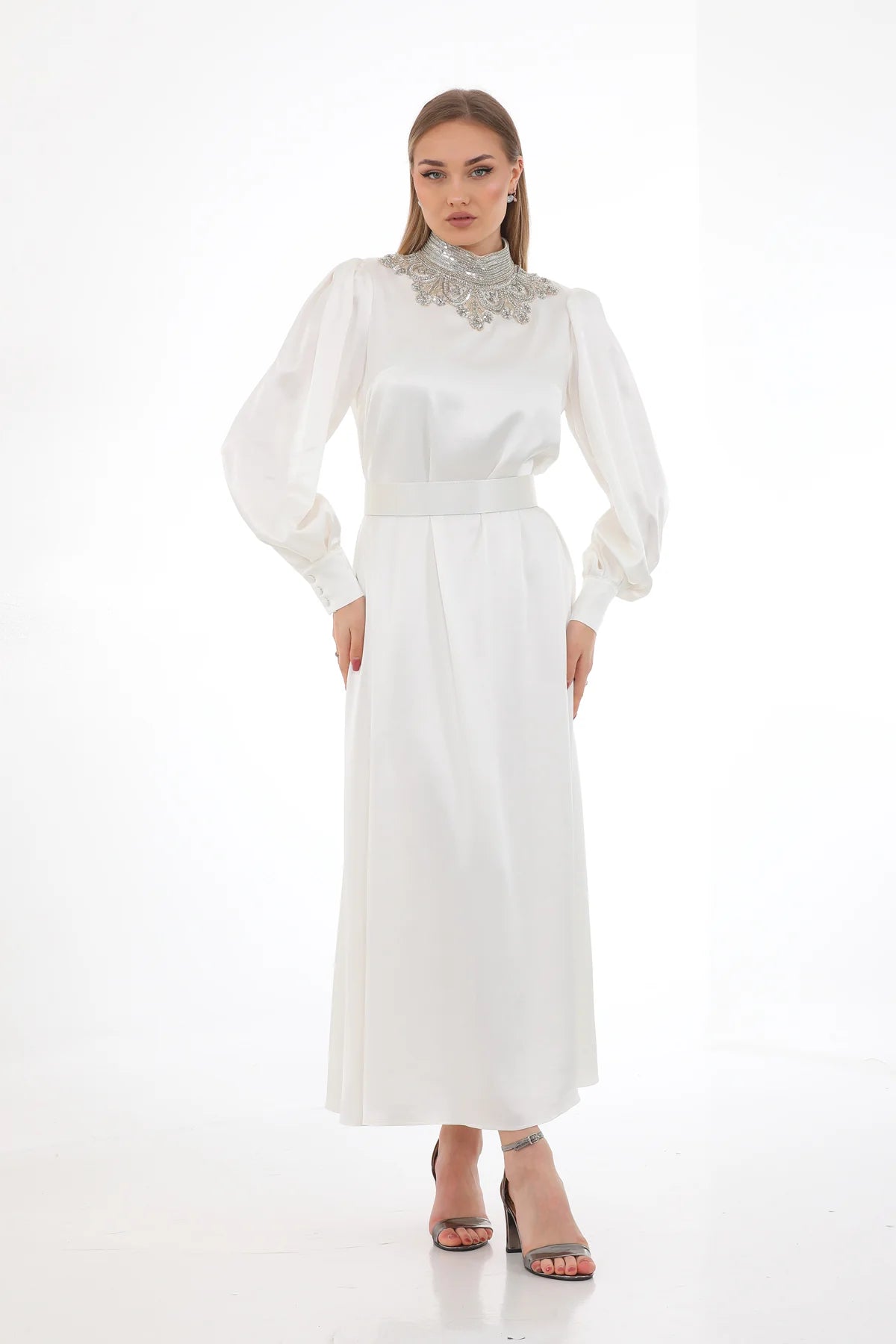 S&D Cherelle Dress Ecru