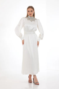 S&D Cherelle Dress Ecru