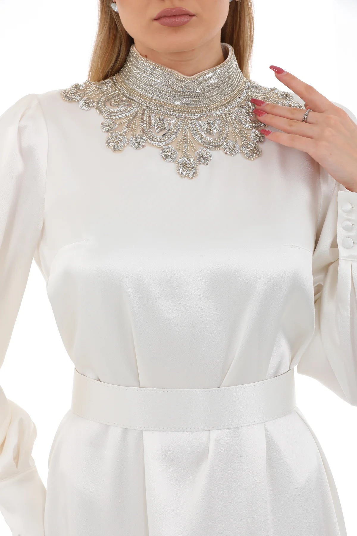 S&D Cherelle Dress Ecru