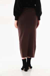 NLW Pencil Skirt Brown
