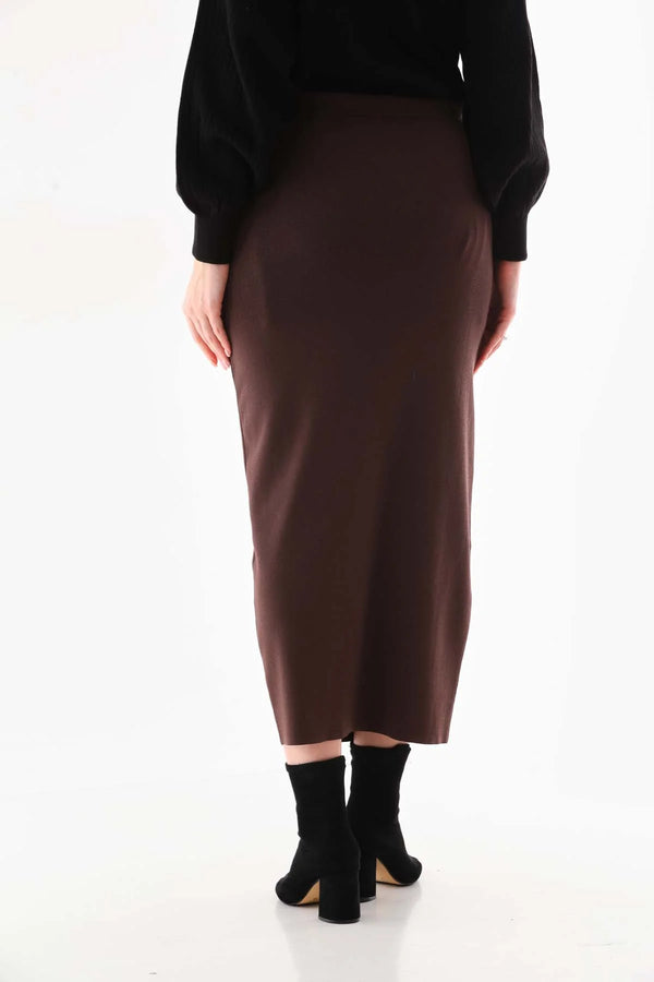 NLW Pencil Skirt Brown