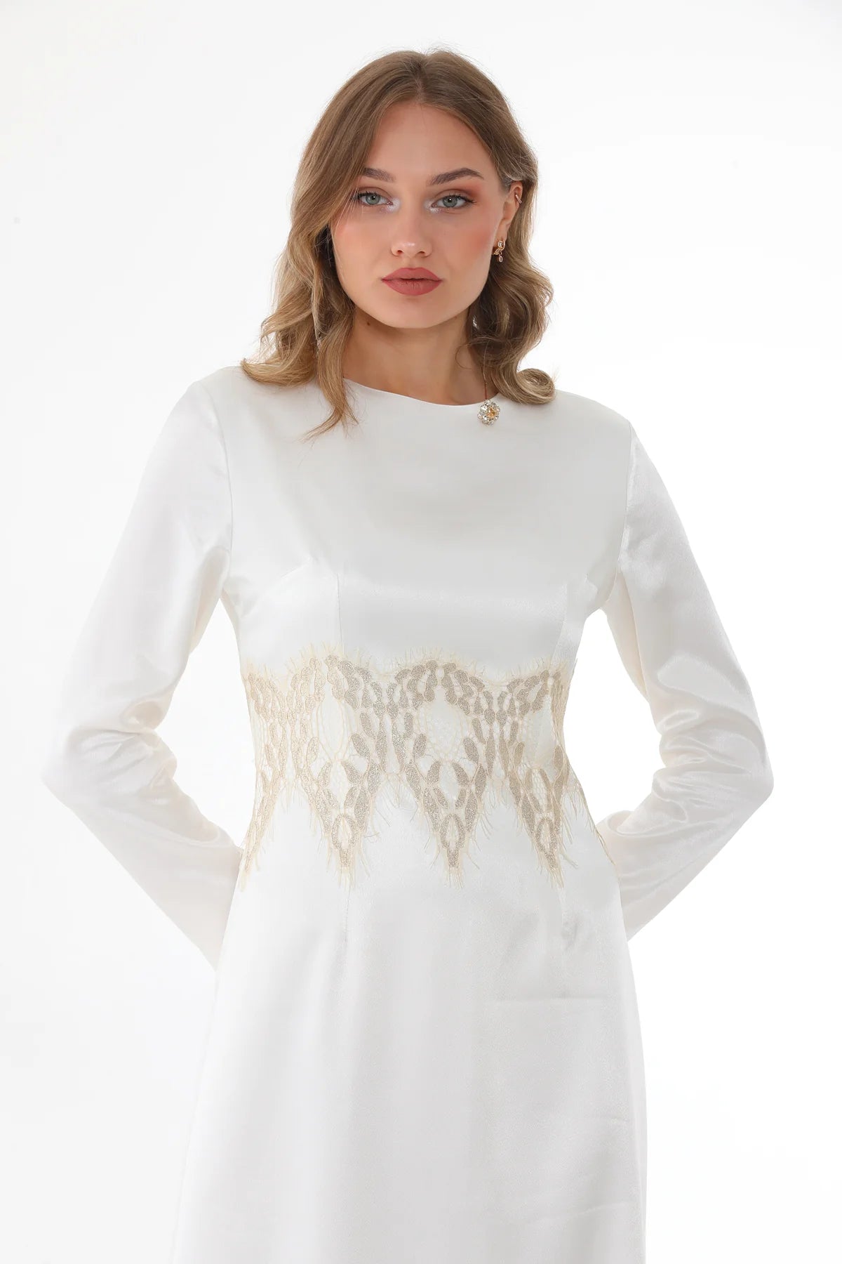 S&D Divanita Dress Ecru